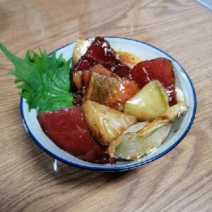 安いけど豪華に見える☆お刺身の切り落とし丼